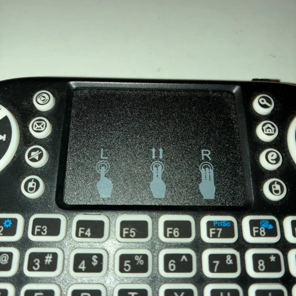 Mini Wireless Keyboard with Touchpad Mouse LED Backlit Portable PC Tablet Window